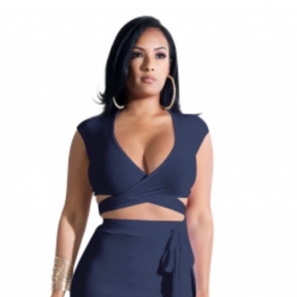 Navy Blue 2 piece